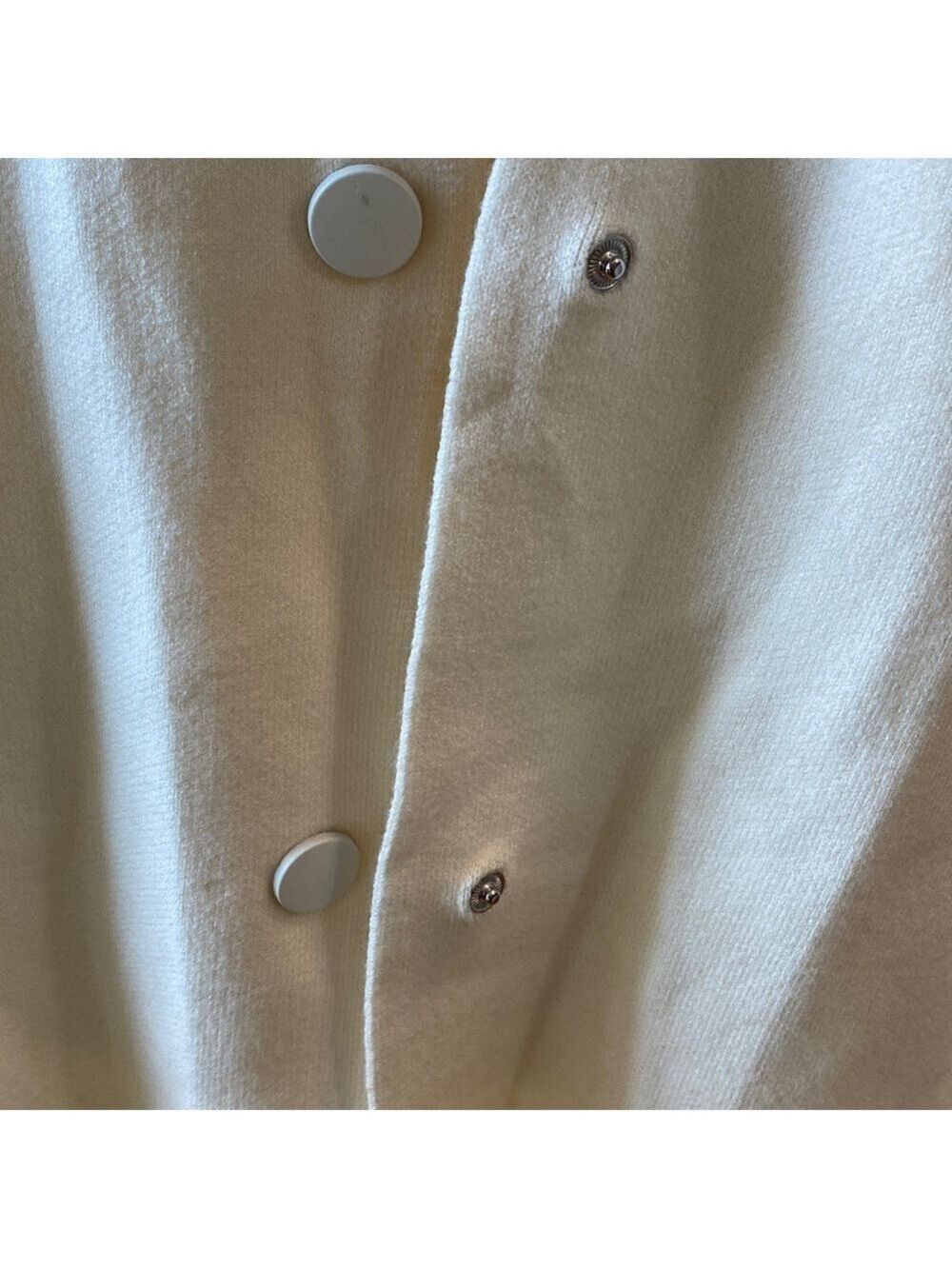 NWT Zara Cream Snap Front Vest, Size XS-S - Picture 11 of 16